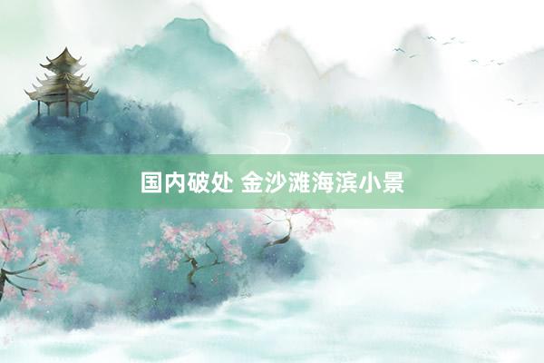 国内破处 金沙滩海滨小景
